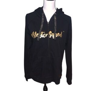 Ashley Black Fascia Blaster Zip Up Sweatshirt soft #BlasterSquad Logo Hoodie